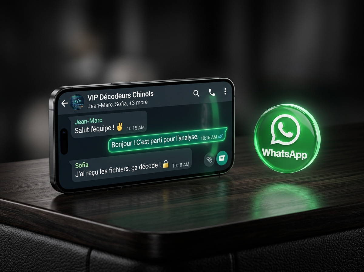 Accès Groupe WhatsApp VIP - Espoir Chinois