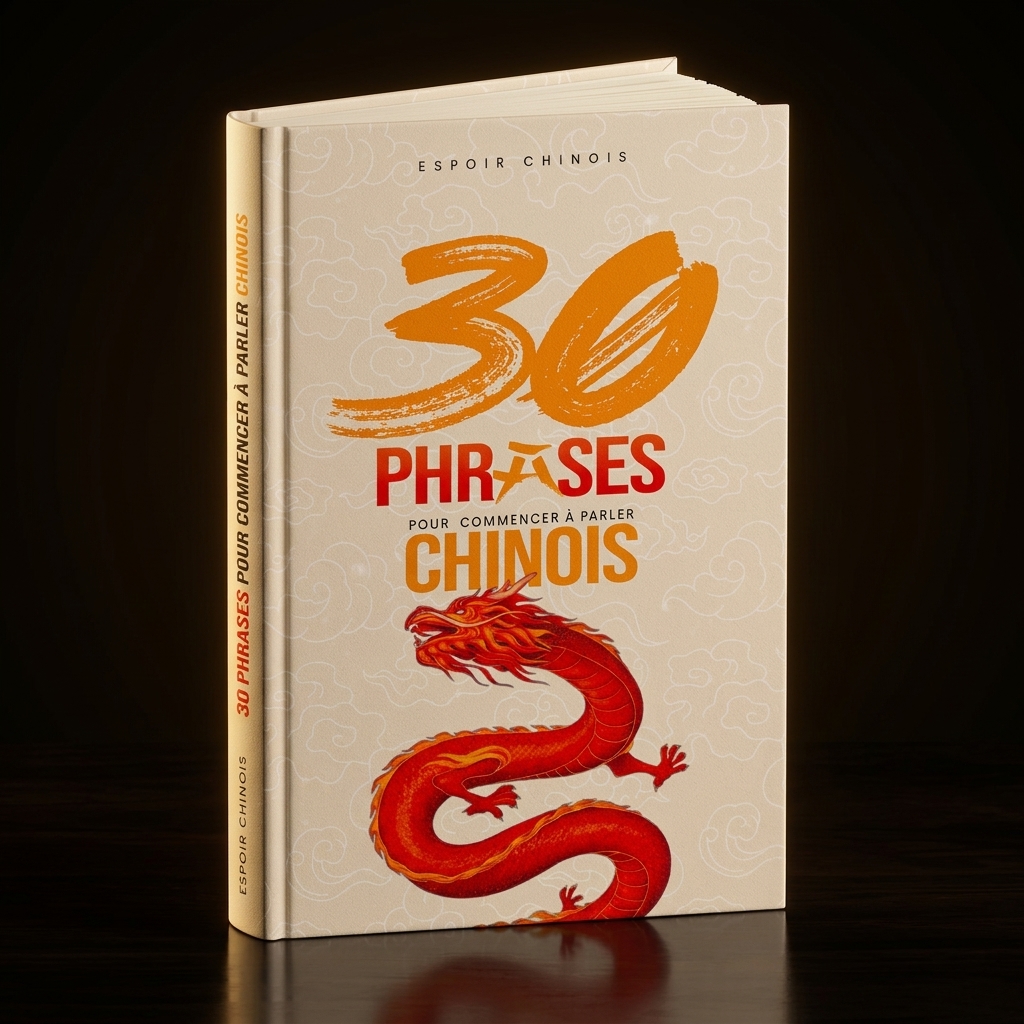 Livre 30 phrases pour commencer à parler chinois - Espoir Chinois